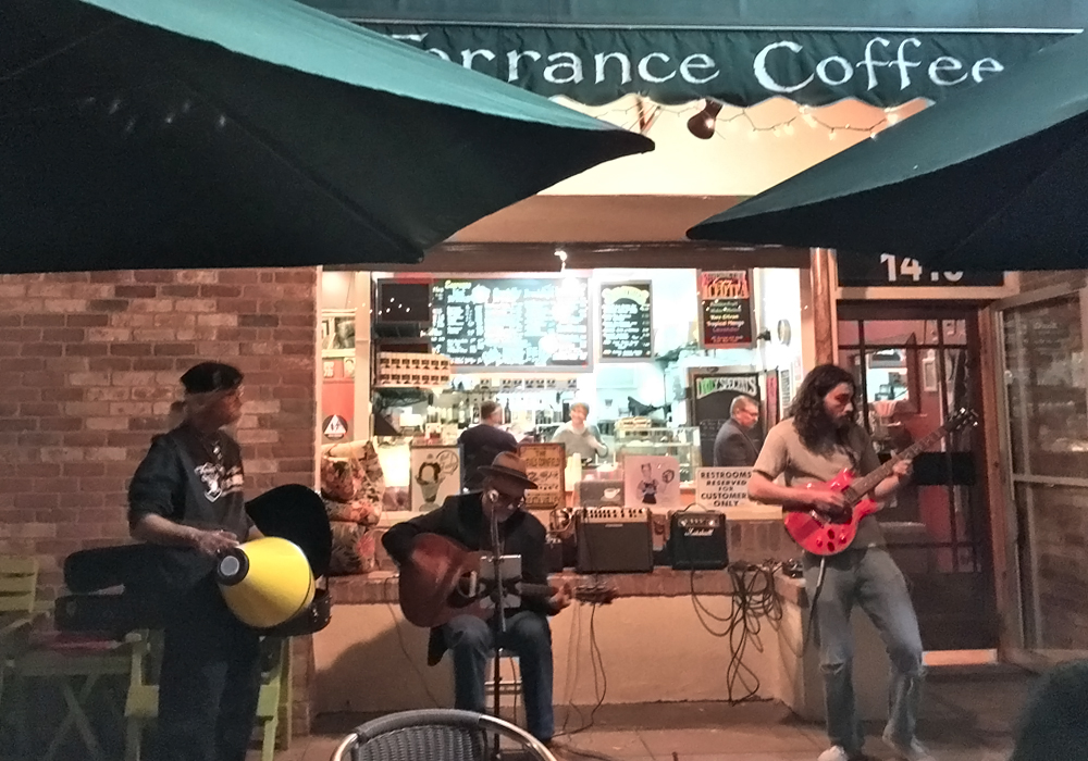 Funktastic Sidewalk Open Mic at Old Torrance Coffee and Tea — Los Angeles, CA