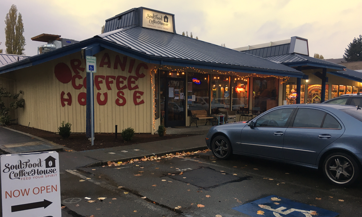 Open mic at SoulFood Coffeehouse — Redmond, WA